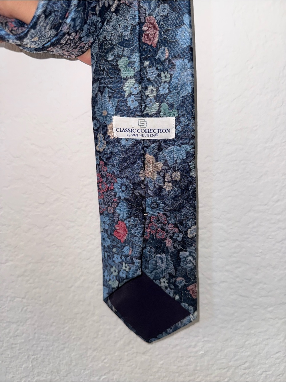 Preppy Classic Collection Floral Blue Men's Tie
